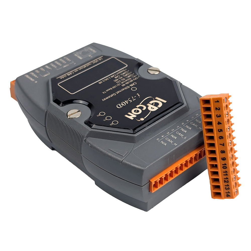 Фотообзор конвертера CAN в Ethernet ICP DAS i-7540D от АВЕОН